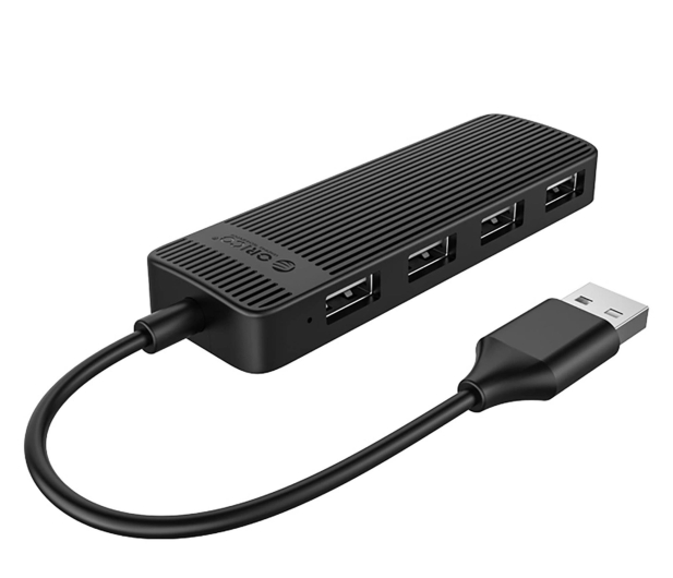 Orico USB-A - 4x USB-A 2.0 - czarny - 1343454 - zdjęcie